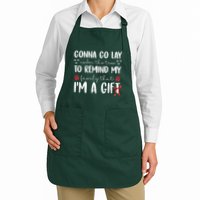 Gonna Go Lay Under Under The Tree Funny Christmas Apron