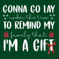 Gonna Go Lay Under Under The Tree Funny Christmas Apron