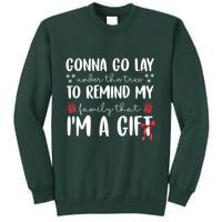 Gonna Go Lay Under Under The Tree Funny Christmas Sweatshirt