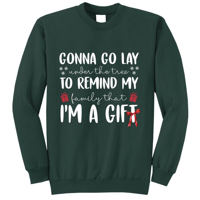 Gonna Go Lay Under Under The Tree Funny Christmas Sweatshirt