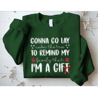 Gonna Go Lay Under Under The Tree Funny Christmas Sweatshirt