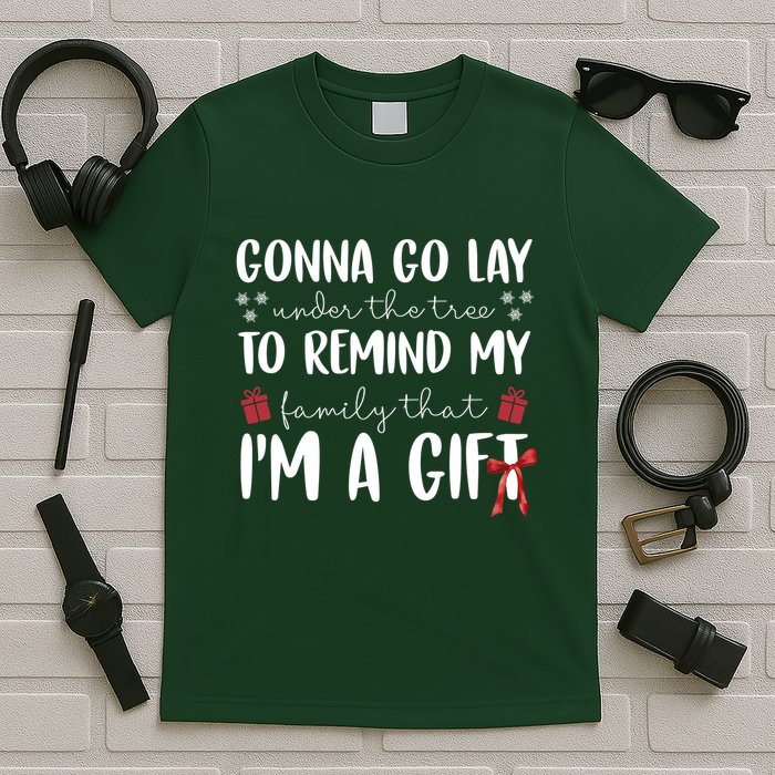 Gonna Go Lay Under Under The Tree Funny Christmas T-Shirt