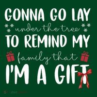 Gonna Go Lay Under Under The Tree Funny Christmas Sustainable Beanie