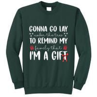 Gonna Go Lay Under Under The Tree Funny Christmas Tall Sweatshirt