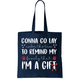 Gonna Go Lay Under Under The Tree Funny Christmas Tote Bag