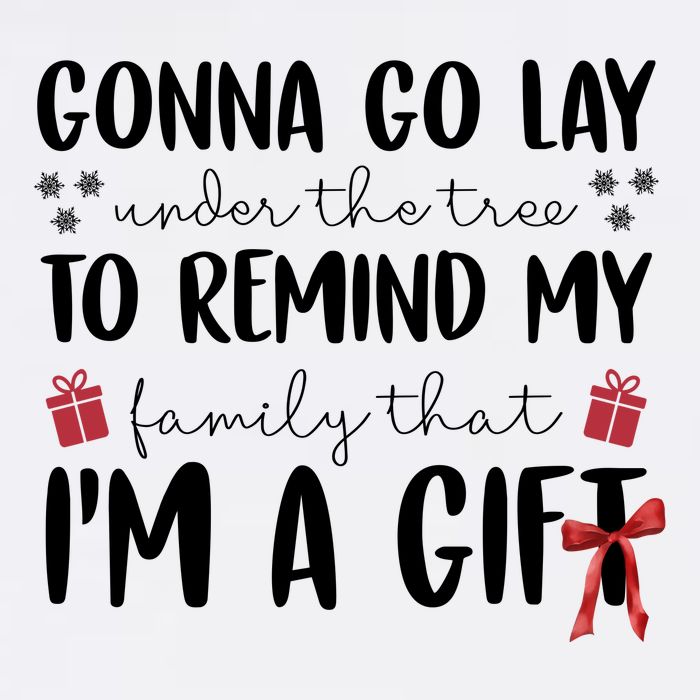 Gonna Go Lay Under Under The Tree Funny Christmas Garment-Dyed Sweatshirt