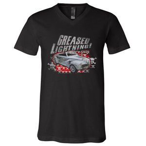 Grease Greased Lightening V-Neck T-Shirt