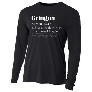 Gringon Greengon Like A Regular Gringo Pero Mas Chingon Cooling Performance Long Sleeve Crew