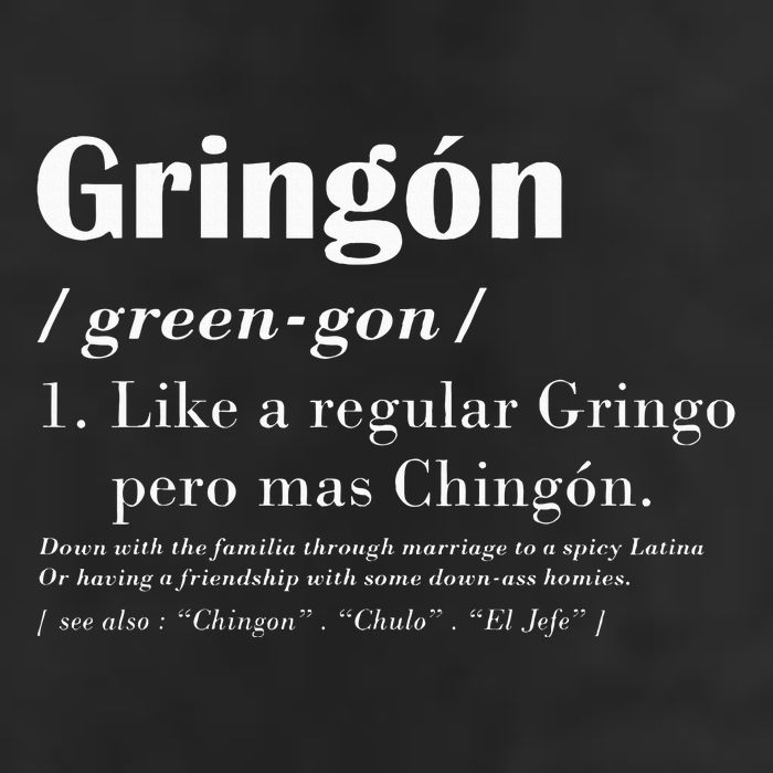 Gringon Greengon Like A Regular Gringo Pero Mas Chingon Microfiber Hand Towel