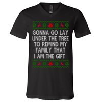 Gonna Go Lay Under The Tree To Remind My Family I Am The Gift V-Neck T-Shirt