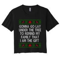 Gonna Go Lay Under The Tree To Remind My Family I Am The Gift Crop Top