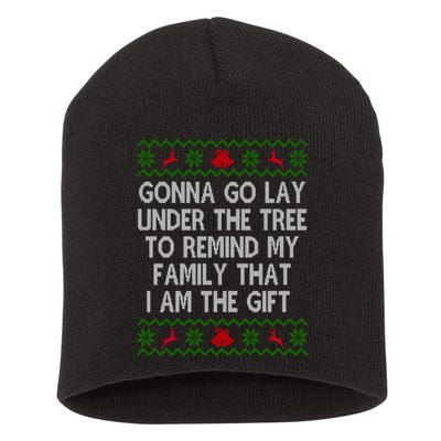 Gonna Go Lay Under The Tree To Remind My Family I Am The Gift Short Acrylic Beanie