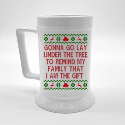 Gonna Go Lay Under The Tree To Remind My Family I Am The Gift Beer Stein