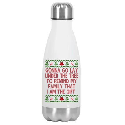 Gonna Go Lay Under The Tree To Remind My Family I Am The Gift Stainless Steel Insulated Water Bottle