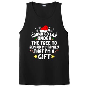 Gonna Go Lay Under The Tree Christmas Family Santa Hat Xmas Gift PosiCharge Competitor Tank