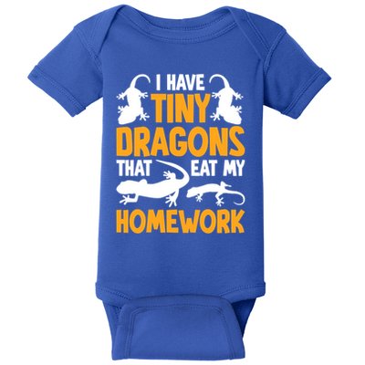 Gargoyle Gecko Lover Substrate Reptile Keeper Lizard Gift Baby Bodysuit