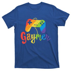 Gaymer Gift Lgbt Pride Gamer Rainbow Flag Gift T-Shirt