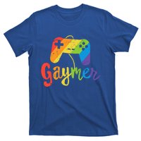 Gaymer Gift Lgbt Pride Gay Gamer Rainbow Flag Gift T-Shirt