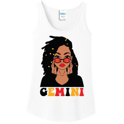 Gemini Girl Locd Woman Zodiac Signs Birthday Girl Ladies Essential Tank