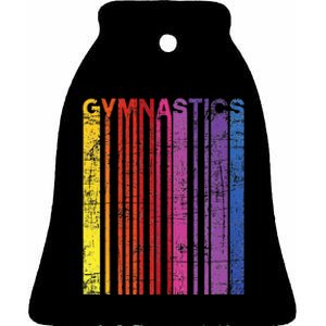 Gymnastics Gymnast Lover Cheerleading Aerobics Acrobatics Ceramic Bell Ornament