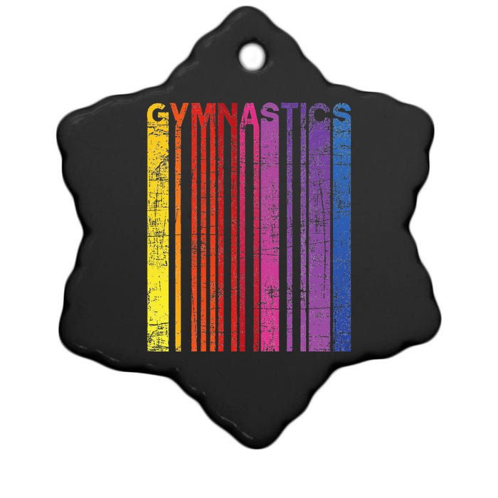 Gymnastics Gymnast Lover Cheerleading Aerobics Acrobatics Ceramic Star Ornament