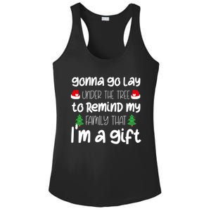 Gonna Go Lay Under The Tree Christmas Funny Xmas Pajama Gift Ladies PosiCharge Competitor Racerback Tank