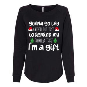 Gonna Go Lay Under The Tree Christmas Funny Xmas Pajama Gift Womens California Wash Sweatshirt