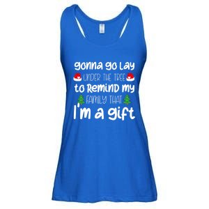 Gonna Go Lay Under The Tree Christmas Funny Xmas Pajama Gift Ladies Essential Flowy Tank