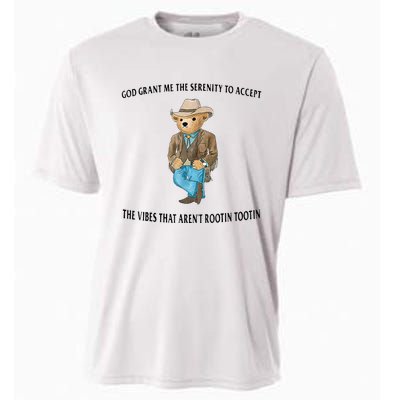 God Grant Me The Serenity To Accept The Vibes Cooling Performance Crew T-Shirt