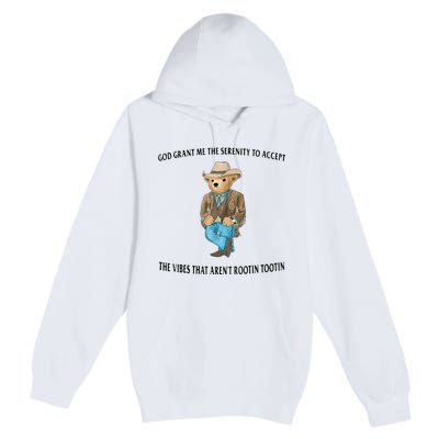 God Grant Me The Serenity To Accept The Vibes Premium Pullover Hoodie