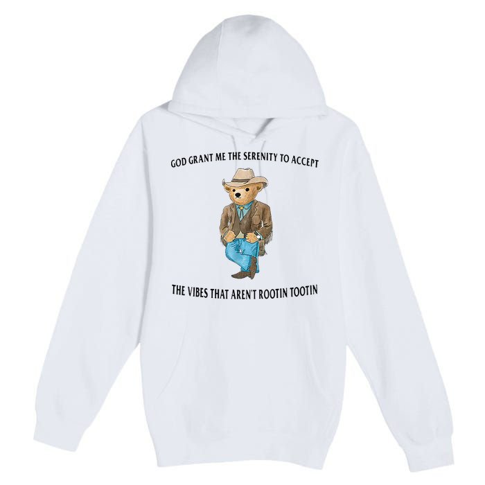 God Grant Me The Serenity To Accept The Vibes Premium Pullover Hoodie