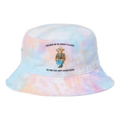 God Grant Me The Serenity To Accept The Vibes That Aren’t Rootin Tootin Funny Tie Dye Newport Bucket Hat