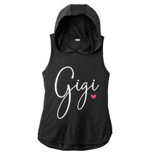 Gigi Grandma MotherS Day Christmas Birthday Gift Ladies PosiCharge Tri-Blend Wicking Draft Hoodie Tank