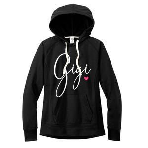 Gigi Grandma MotherS Day Christmas Birthday Gift Women's Fleece Hoodie