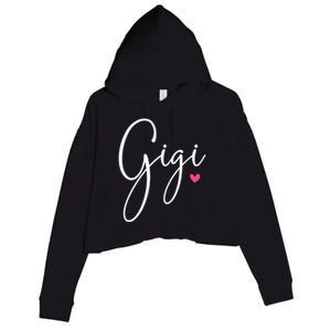 Gigi Grandma MotherS Day Christmas Birthday Gift Crop Fleece Hoodie