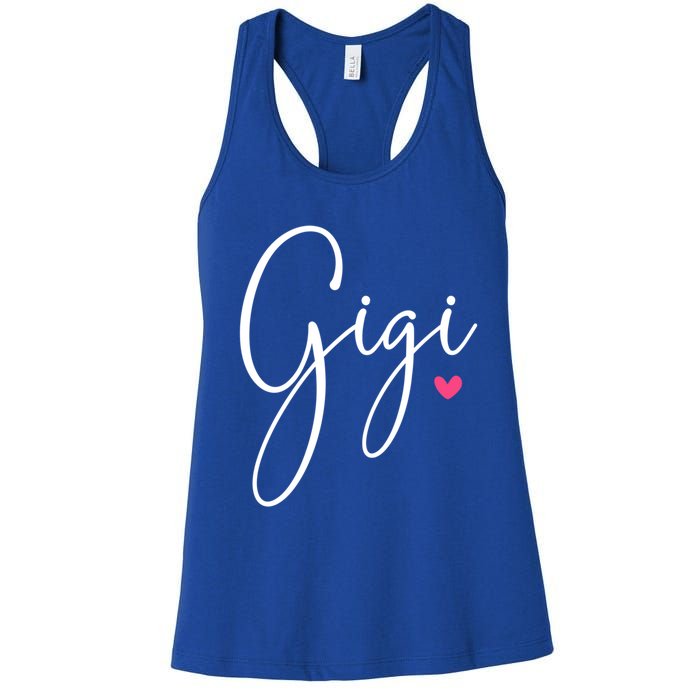 Gigi Grandma MotherS Day Christmas Birthday Gift Women's Racerback Tank