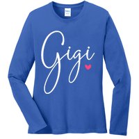 Gigi Grandma MotherS Day Christmas Birthday Gift Ladies Long Sleeve Shirt