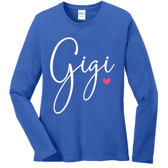 Gigi Grandma MotherS Day Christmas Birthday Gift Ladies Long Sleeve Shirt