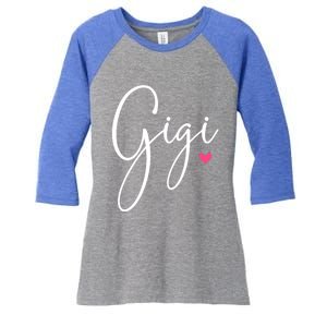 Gigi Grandma MotherS Day Christmas Birthday Gift Women's Tri-Blend 3/4-Sleeve Raglan Shirt