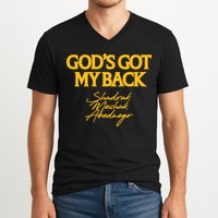 God’S Got My Back Shadrach Meshach Abednego V-Neck T-Shirt