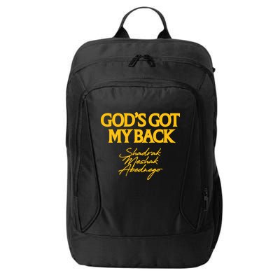 God’S Got My Back Shadrach Meshach Abednego City Backpack