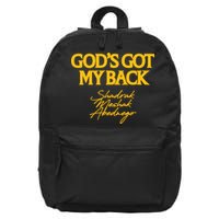 God’S Got My Back Shadrach Meshach Abednego 16 in Basic Backpack