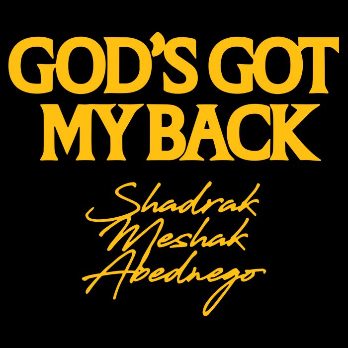 God’S Got My Back Shadrach Meshach Abednego 16 in Basic Backpack