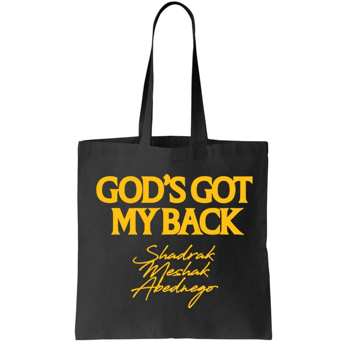 God’S Got My Back Shadrach Meshach Abednego Bag