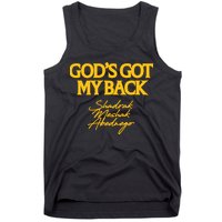 God’S Got My Back Shadrach Meshach Abednego Tank Top