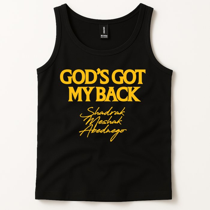 God’S Got My Back Shadrach Meshach Abednego Tank Top