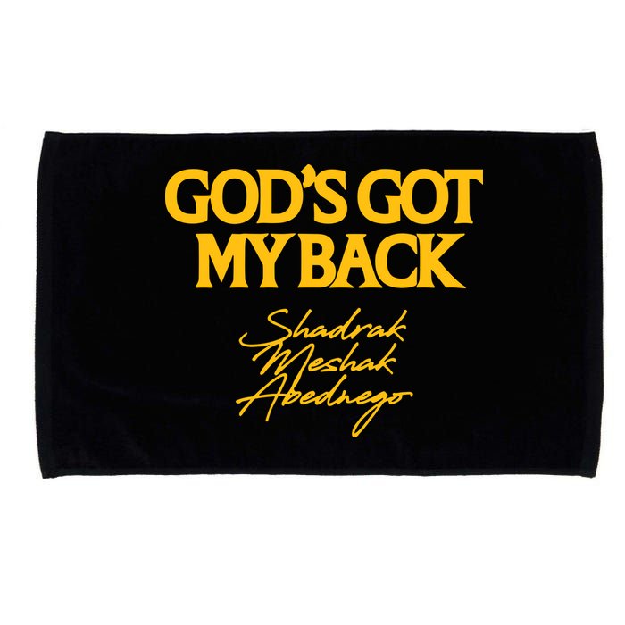 God’S Got My Back Shadrach Meshach Abednego Microfiber Hand Towel