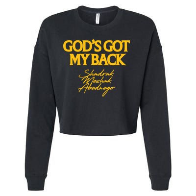 God’S Got My Back Shadrach Meshach Abednego Cropped Pullover Crew