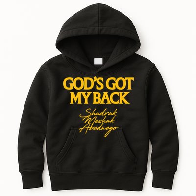 God’S Got My Back Shadrach Meshach Abednego Kids Hoodie