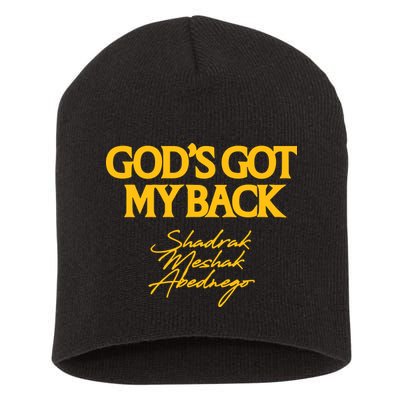 God’S Got My Back Shadrach Meshach Abednego Short Acrylic Beanie